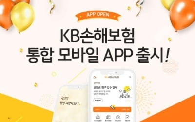 KB손해보험, 통합 모바일 앱 출시