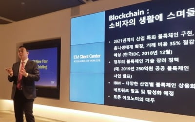 장화진 한국IBM 대표 "올해 블록체인 대중화 이뤄질 것"