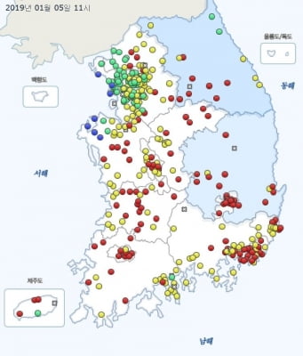 중부지방, 미세먼지 '나쁨' 상태…일부지역 '매우나쁨' 예상