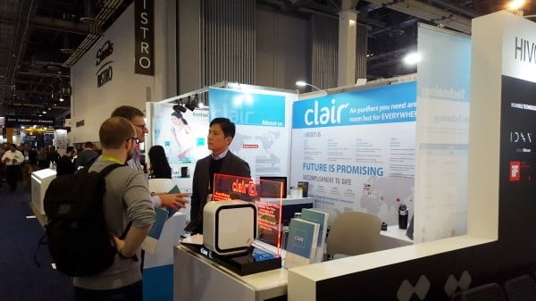 클레어, CES 2019서 다기능 소형 공기청정기 공개