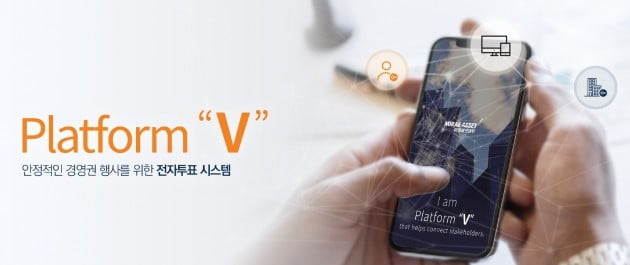 미래에셋대우 전자투표시스템 플랫폼V (자료 = 미래에셋대우)