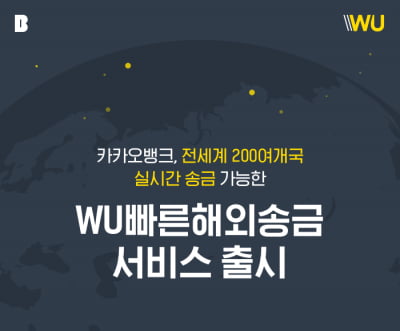 카카오뱅크 "계좌번호 없이 200개국에 실시간 송금 가능"