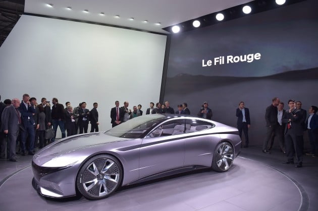 지난해 3월 제네바모터쇼에서 공개된 콘셉트카 ‘르 필 루즈’ / 사진=현대자동차