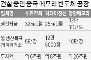 푸젠진화, D램 포기…中 '반도체 굴기' 중대한 차질 빚나