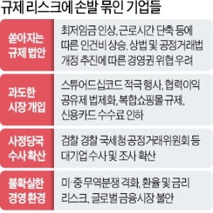 규제·경영간섭에 죄인 취급까지…"기업 뛰게 한다더니, 손발 다 묶나"