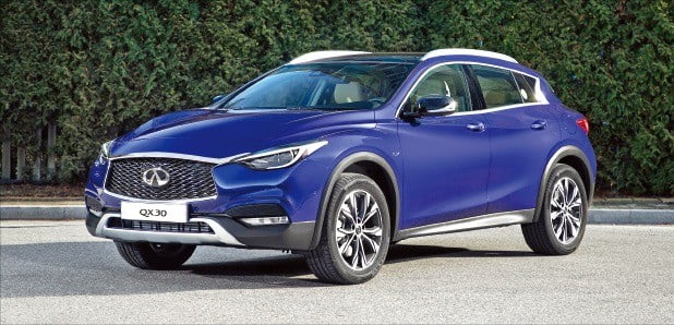 고급스러운 디자인과 역동성…인피니티 SUV QX30