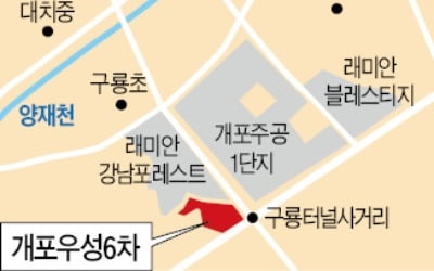 개포우성6차 재건축 '출사표'