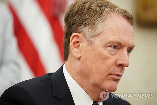 "USTR 대표, 트럼프에 '대중 추가관세'로 더 큰 압박 요구"