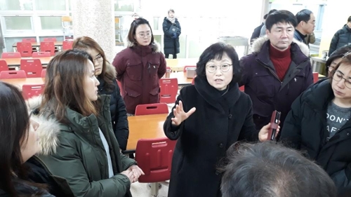 수업 중 초등학교 증축공사장 불…학교 측 초동대응 '빛났다'