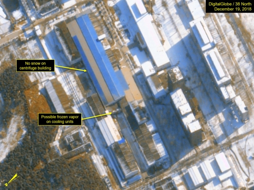 38노스 "北 영변 주요시설 가동 않는 듯"…지난달 위성사진 판독
