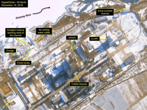 38노스 "北 영변 주요시설 가동 않는 듯"…지난달 위성사진 판독