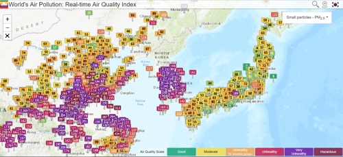 한국·중국 최악의 미세먼지에 시달리지만…일본은 '청정'