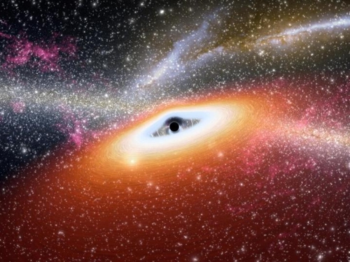 초질량 블랙홀, 주변 가스 빨아들여 덩치 키우기 촉발