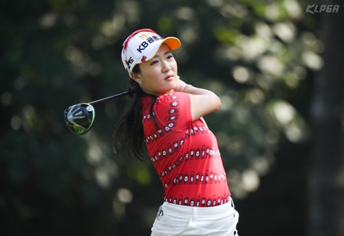 '장타여왕' 김아림, KLPGA 대만여자오픈 2R 단독 선두