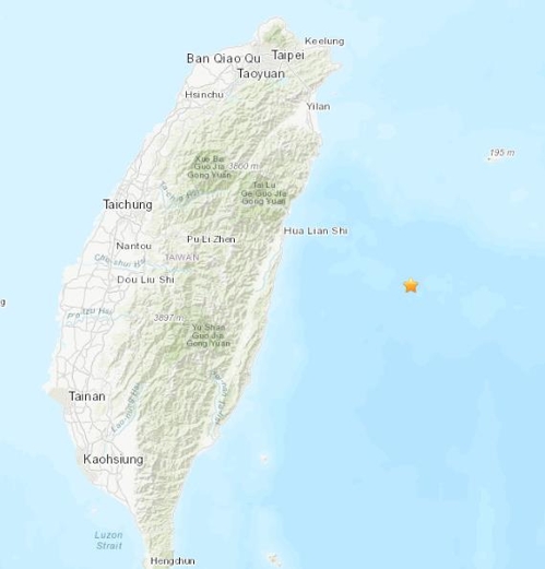 대만 동부 화롄 앞바다에 5.3 지진…타이베이 건물도 흔들