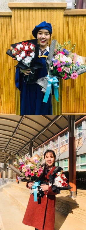 &#34;졸업 축하해요&#34;…김향기, 고등학교 졸업식서 함박 웃음