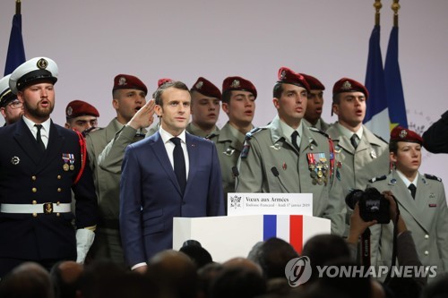 마크롱 "IS 척결목표 불변…성급한 철군은 실수"