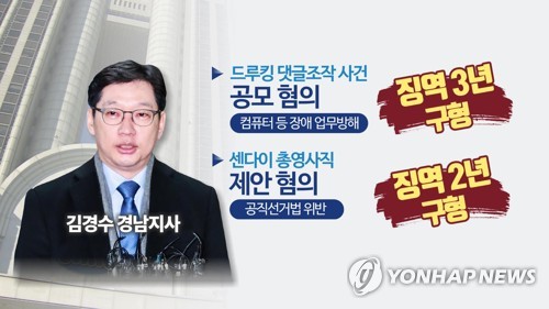 김경수 '드루킹 댓글조작 공모' 인정될까…법원, 25일 선고