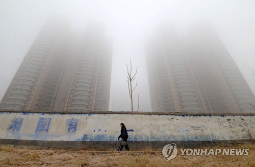 베이징 새해 첫 최악등급 대기오염…11시간 지속