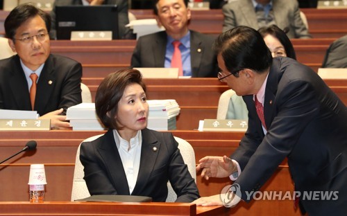 한국, 의총서 지도체제 결론 못내…'단일'vs'집단' 팽팽