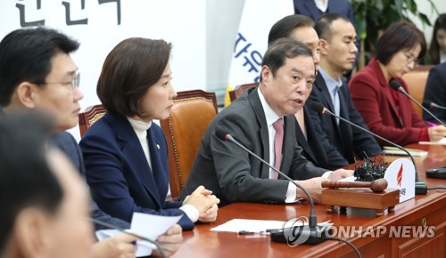 한국당 "손혜원 후안무치"…2월국회 거부 '만지작'