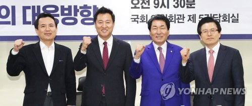 황교안 뛰자 김무성·김병준·홍준표도…한국당 당권도전 '들썩'