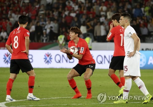 [아시안컵] 한국 축구, 카타르 한방에 통한의 0-1 패배…8강 탈락