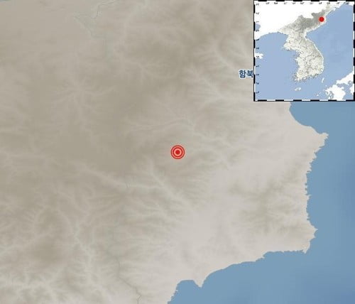 北 핵실험 장소 근처 규모 2.8 지진…"자연지진 추정"