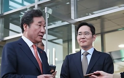 이재용, 이총리 만나 "국내 대표기업으로서 의무 다하겠다"