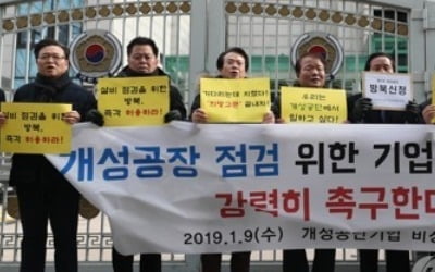 통일부 "개성공단 기업인 방북, 검토에 시간 필요"