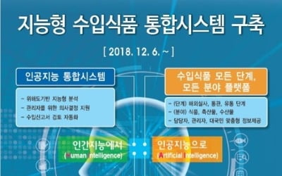 AI·블록체인으로 수입식품 관리…식약처, 통합시스템 구축