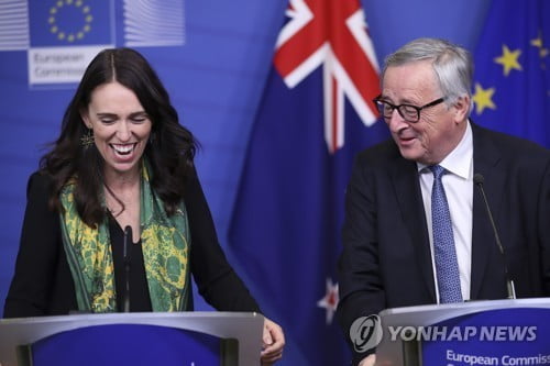 EU 융커 "뉴질랜드와 올해 10월 이전 FTA 협상 타결 원해"