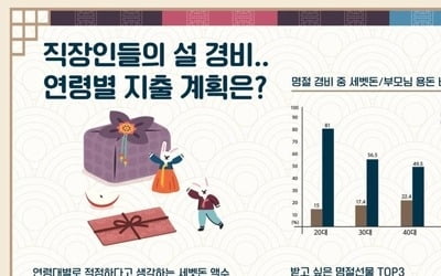 "직장인 설 연휴에 88만원 쓴다"…세뱃돈은 평균 17만원