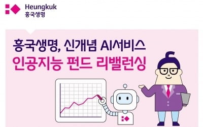 흥국생명, '인공지능 펀드 리밸런싱' 기능 선봬