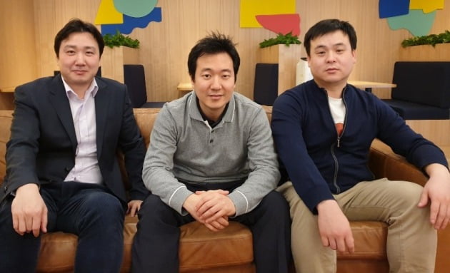 판테온X의 (맨왼쪽부터) 조경훈 CFO, 홍성인 CEO, 김형범 CTO. / 사진=판테온X 제공