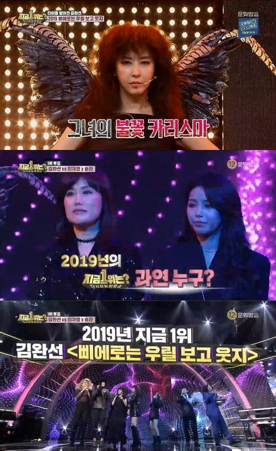 지금 1위는, 댄스 여왕 김완선 (사진=방송캡처)