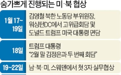 비건, 평양서 '끝장 담판'…이틀째 核폐기-상응조치 놓고 '밀당'