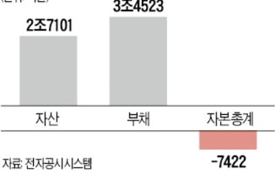 '자회사 쇼크'…한진重 자본잠식