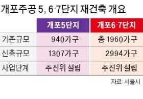 개포 중층 재건축 본격화…5, 6·7단지 추진위 승인