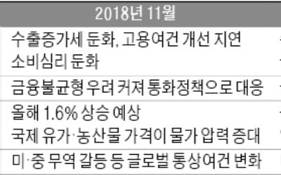 금융불균형보다 실물경제 우려…한은, 금리인상 가능성 멀어졌다