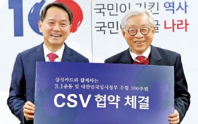 삼성카드, 3·1운동 100주년 사회공헌 펼친다