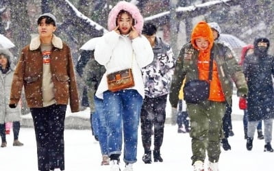 雨水…눈 내린 고궁