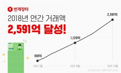 번개장터, 지난 해 거래액 2591억원 달성