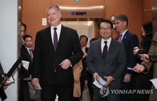 韓美, 비건 방한계기 북핵수석대표협의…북미협상 전략조율