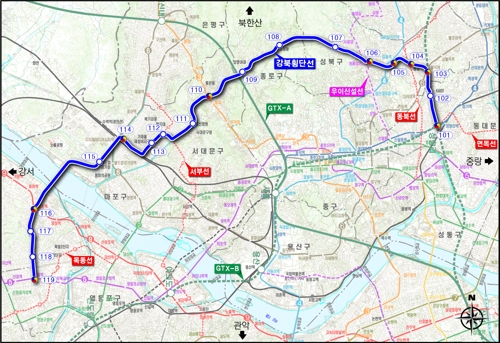 목동∼청량리 잇는 강북 횡단 경전철 만든다…4호선은 급행화