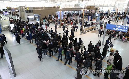 1월 항공여객 1000만명 돌파 '역대 최대'…겨울 해외여행 증가