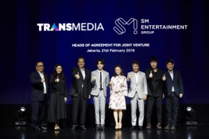 SM엔터테인먼트, 인도네시아 CT 그룹과 조인트 벤처 설립