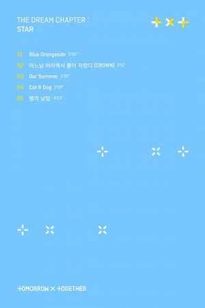 &#39;D-10&#39; 투모로우바이투게더, 데뷔 음반 곡 목록 공개