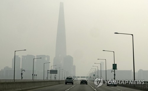 지난달 서울 초미세먼지, 2015년 관측 이래 '1월 최악'