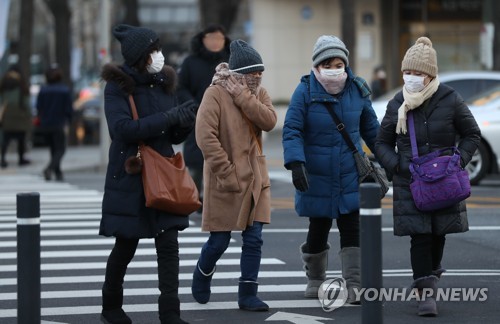 전국 대부분 지역 '한파주의보'…서울 체감온도 영하 14도